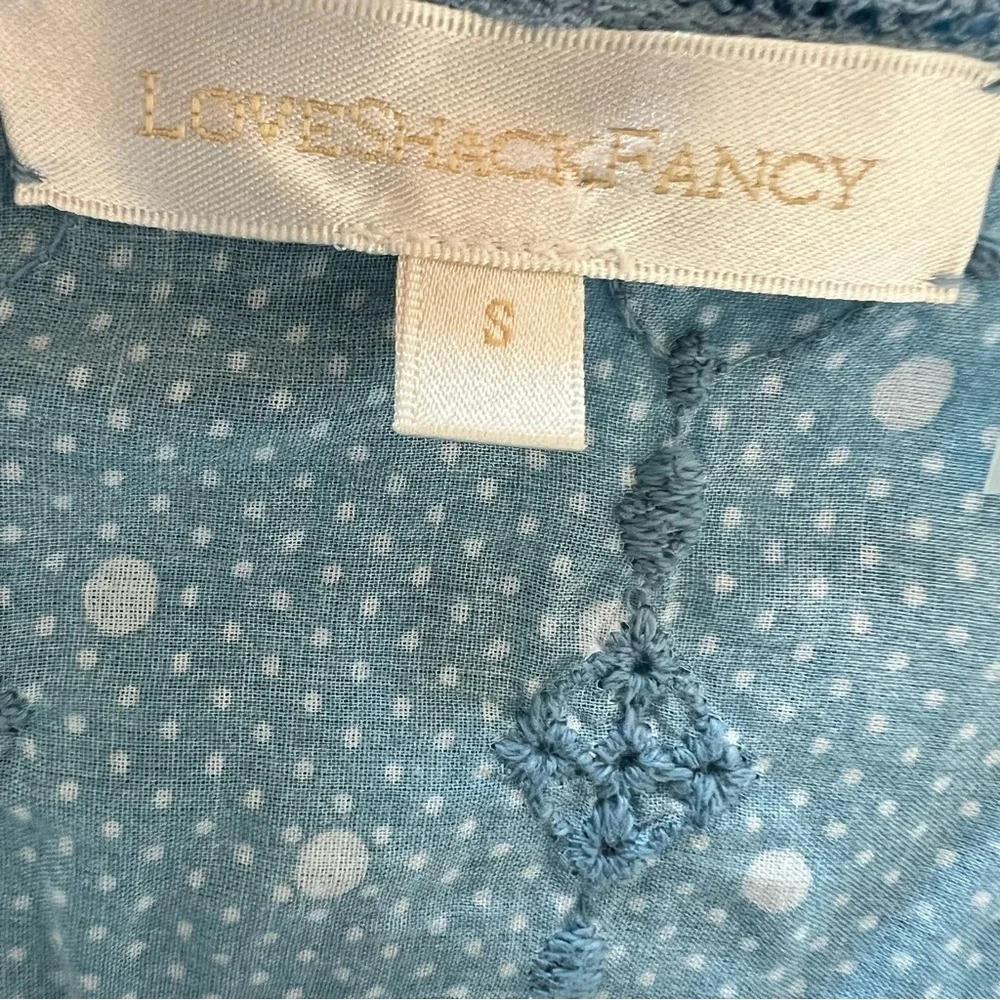 LoveShackFancy Corelli Ruffle Mini Dress Size 26141 - Picture 14 of 16